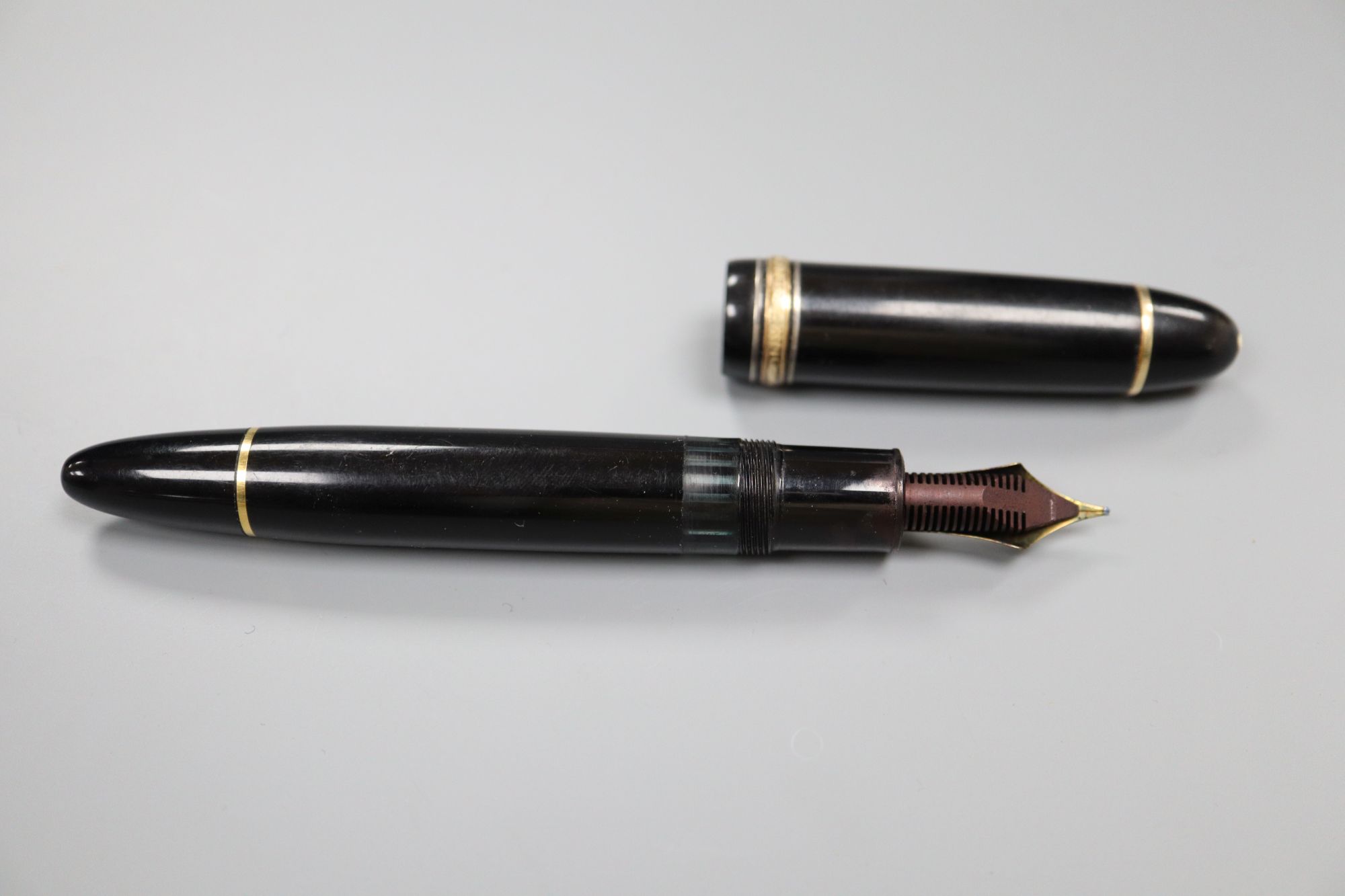 A Mont Blanc Meisterstuck fountain pen, the nib marked 4810